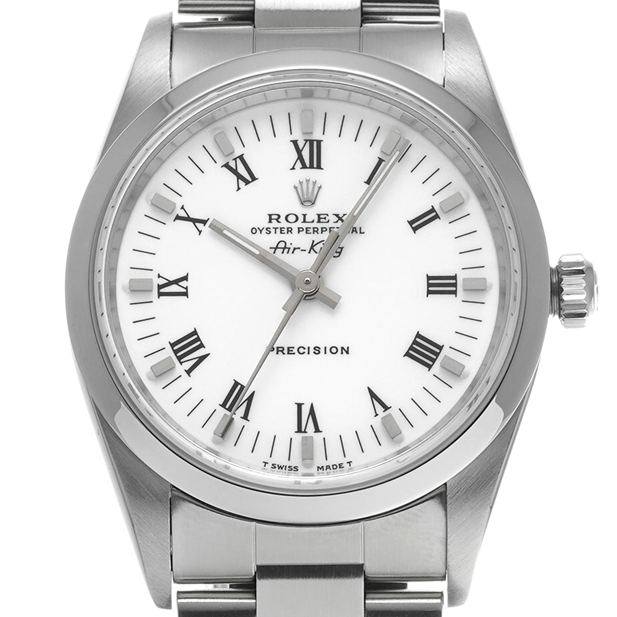 Air-King 14000 X number (manufactured around 1991) White ROLEX Men's [Pre-Owned].