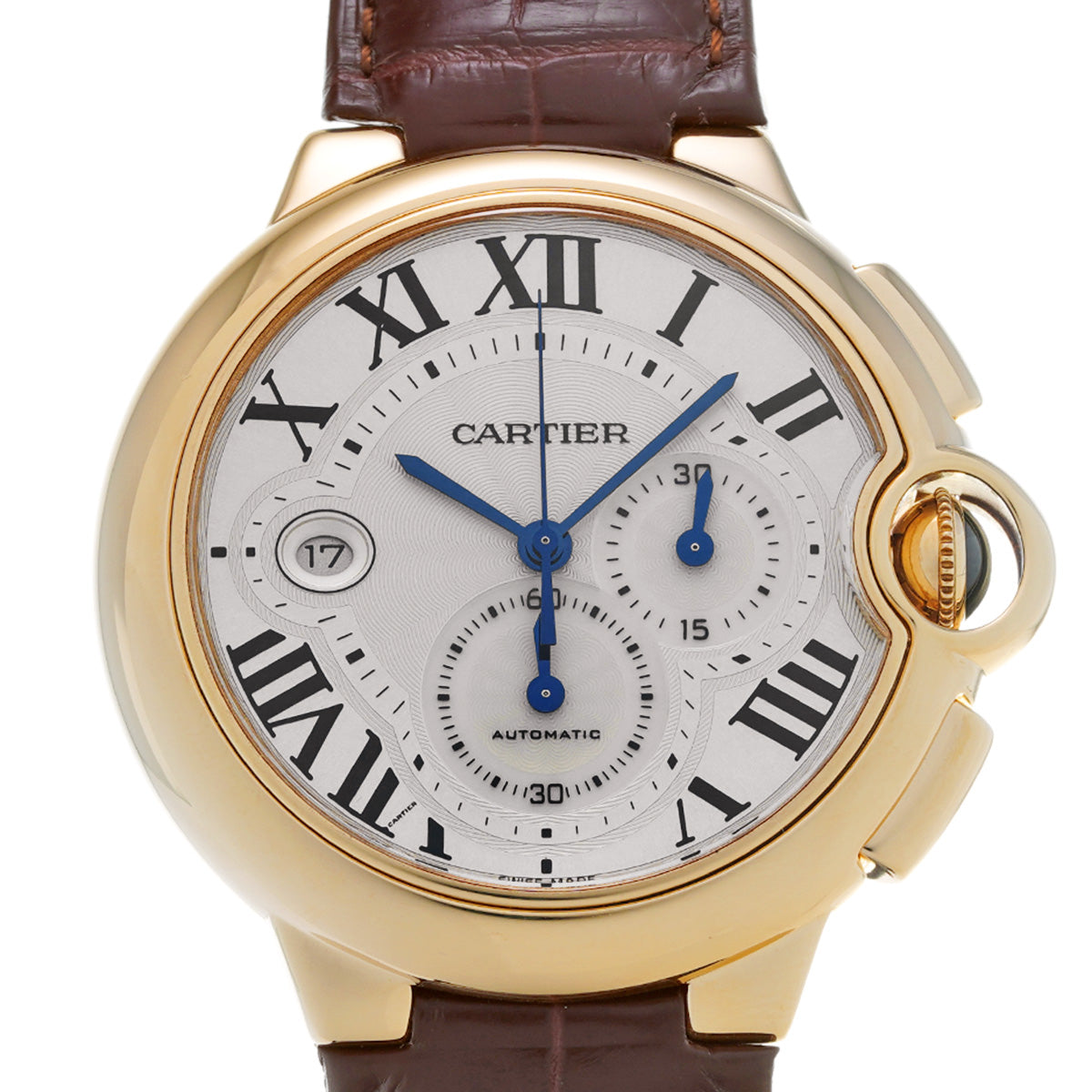 Ballon Bleu LM Chronograph W6920007 Silver CARTIER Unisex [Pre-Owned].