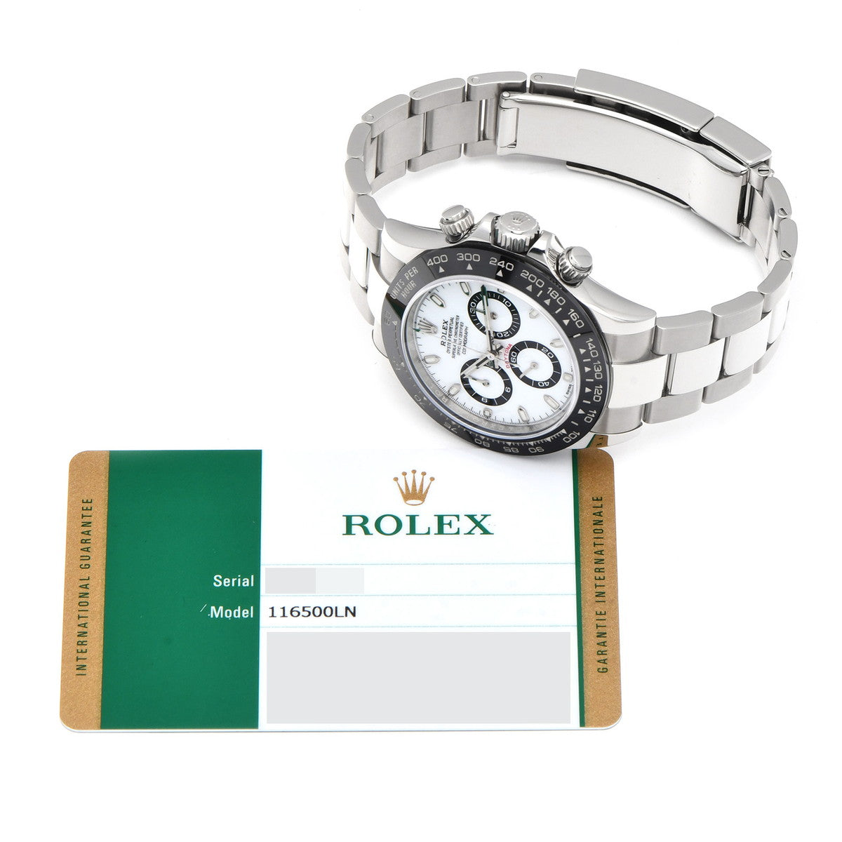 Cosmograph Daytona 116500LN White ROLEX Men's [Pre-Owned].