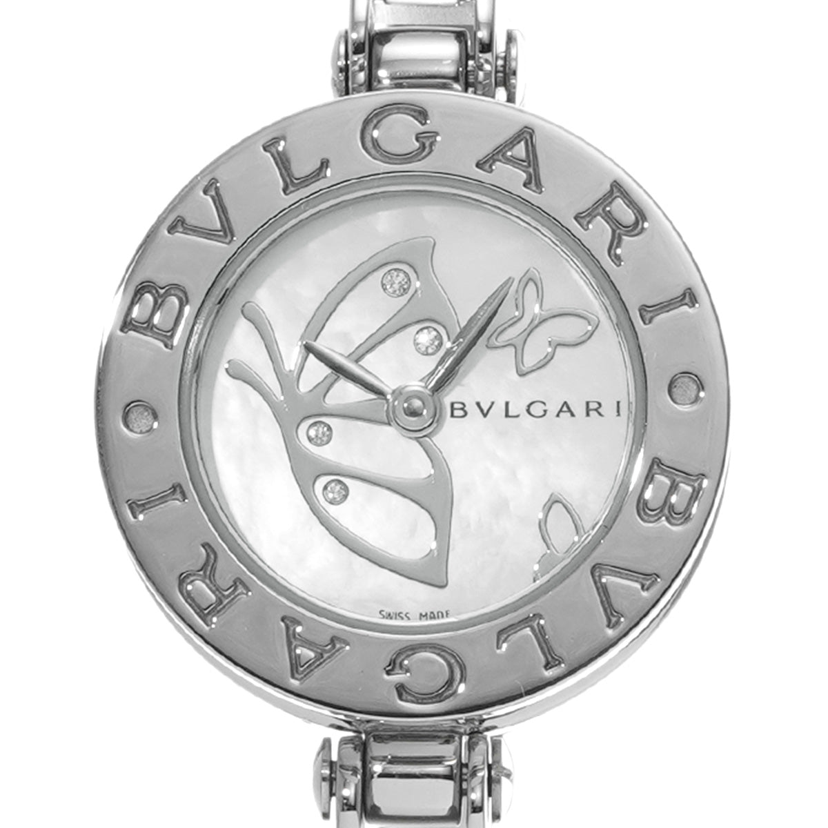 BZ22S White MOP/Diamond BVLGARI Ladies [Pre-Owned].
