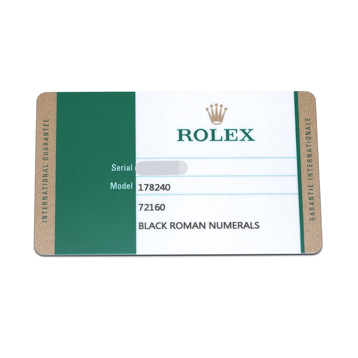 DATE JUST 178240 Random Serial Black ROLEX Unisex [Pre-owned].