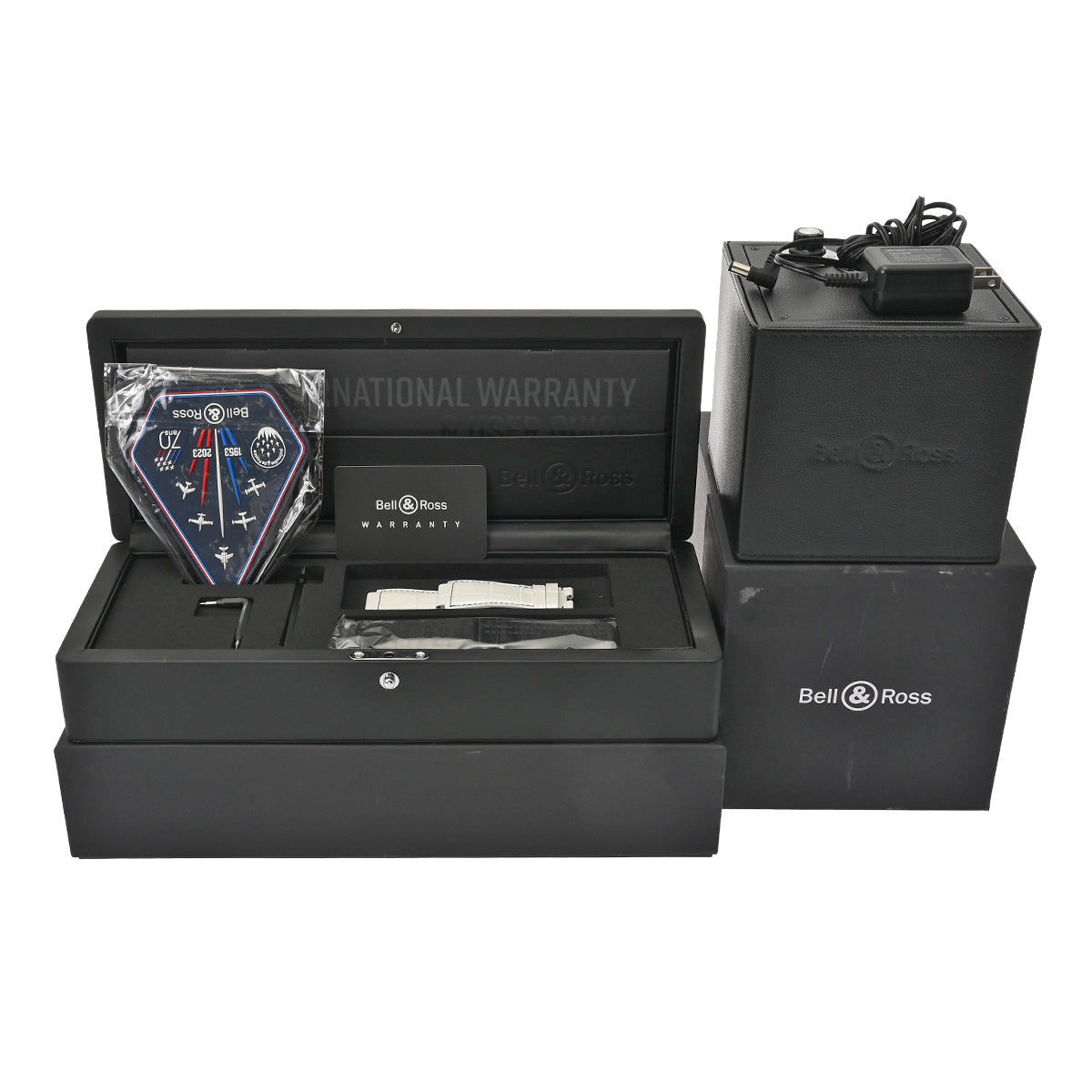 BR-03 Patrouille de France 70th Anniversary BR0392-PAF7-CE/SCA Blue Bell &amp; Ross Men's [pre-owned]