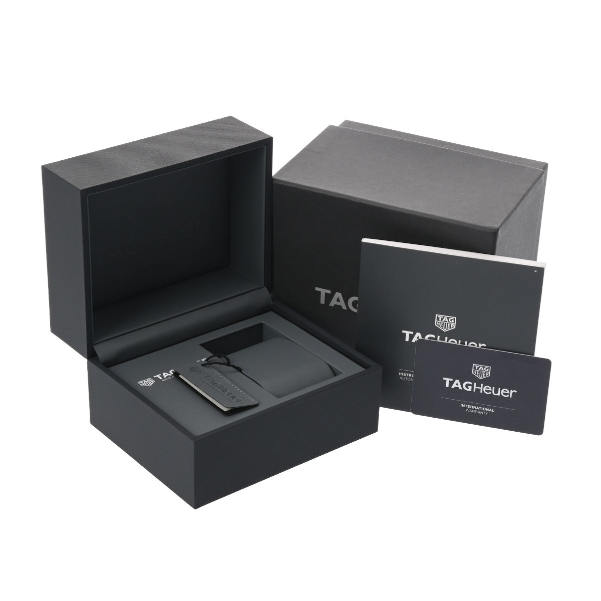 CARRERA Calibre 16 Chronograph CBN2A1AA.BA0643 Black TAG HEUER Men's [Pre-Owned].