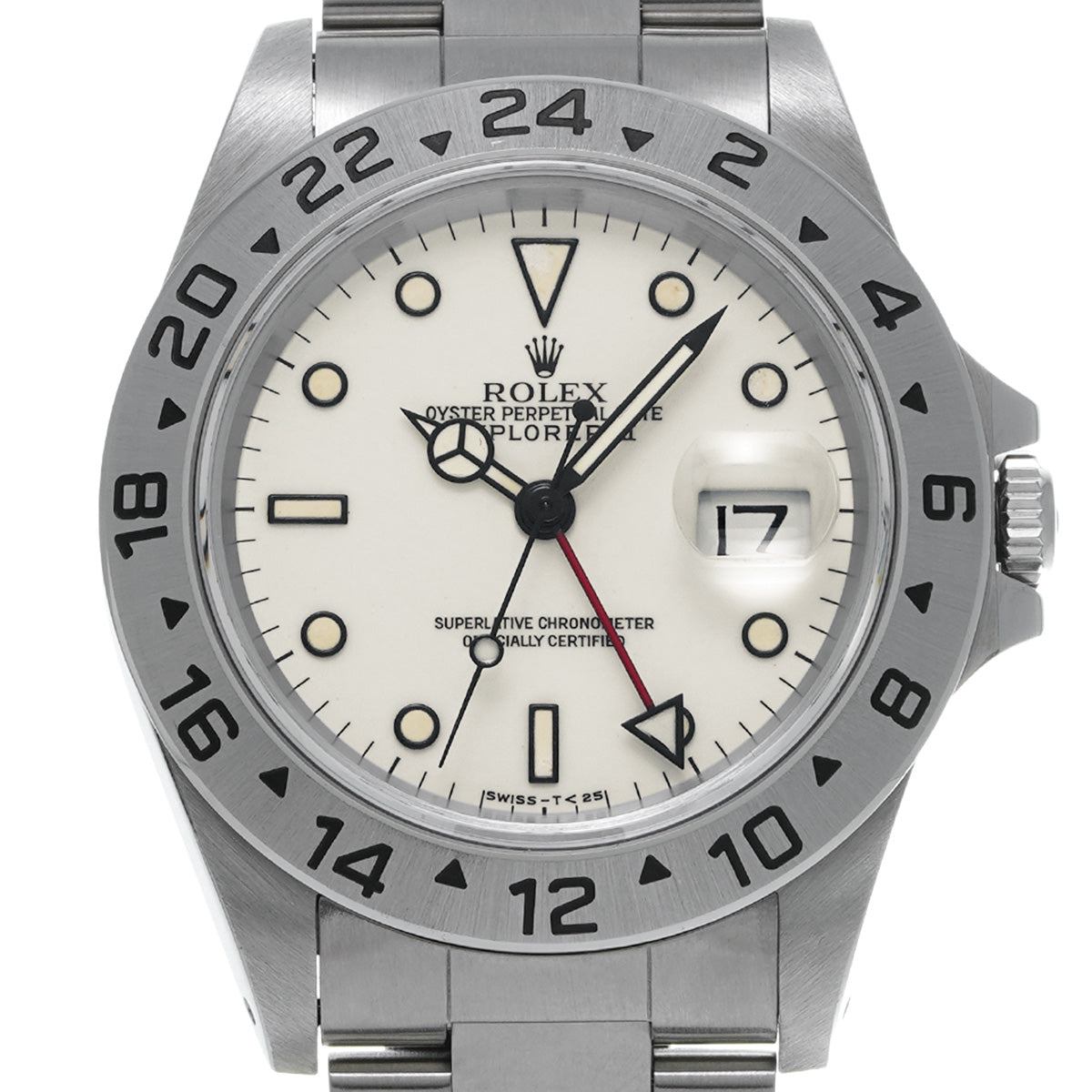 Explorer II 16570 T (manufactured circa 1997) White ROLEX Men's [Pre-Owned].