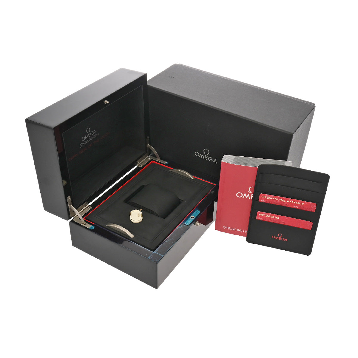 311.92.44.51.01.005 Speedmaster Dark Side of the Moon Co-Axial Black Black Black OMEGA Men's [pre-owned].