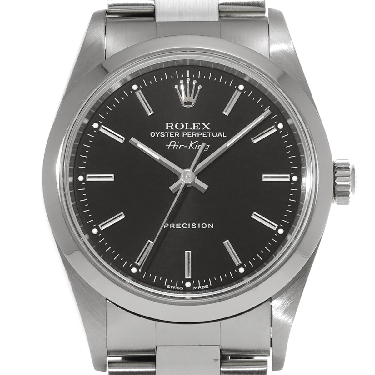14000M Air-King K (made around 2002) Black ROLEX Men's [Pre-Owned].