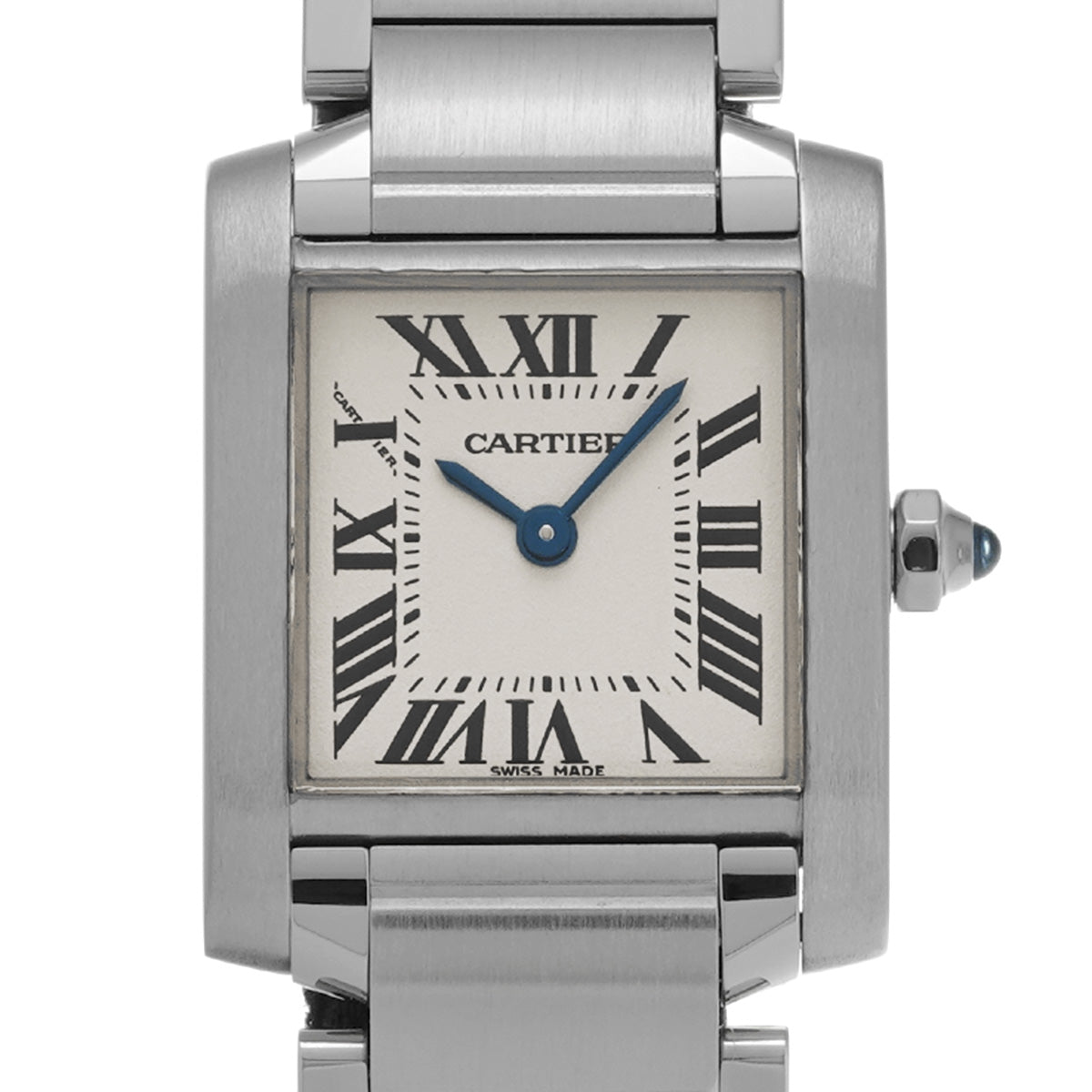 Tank Francaise SM W51008Q3 Silver CARTIER Ladies [Pre-owned]