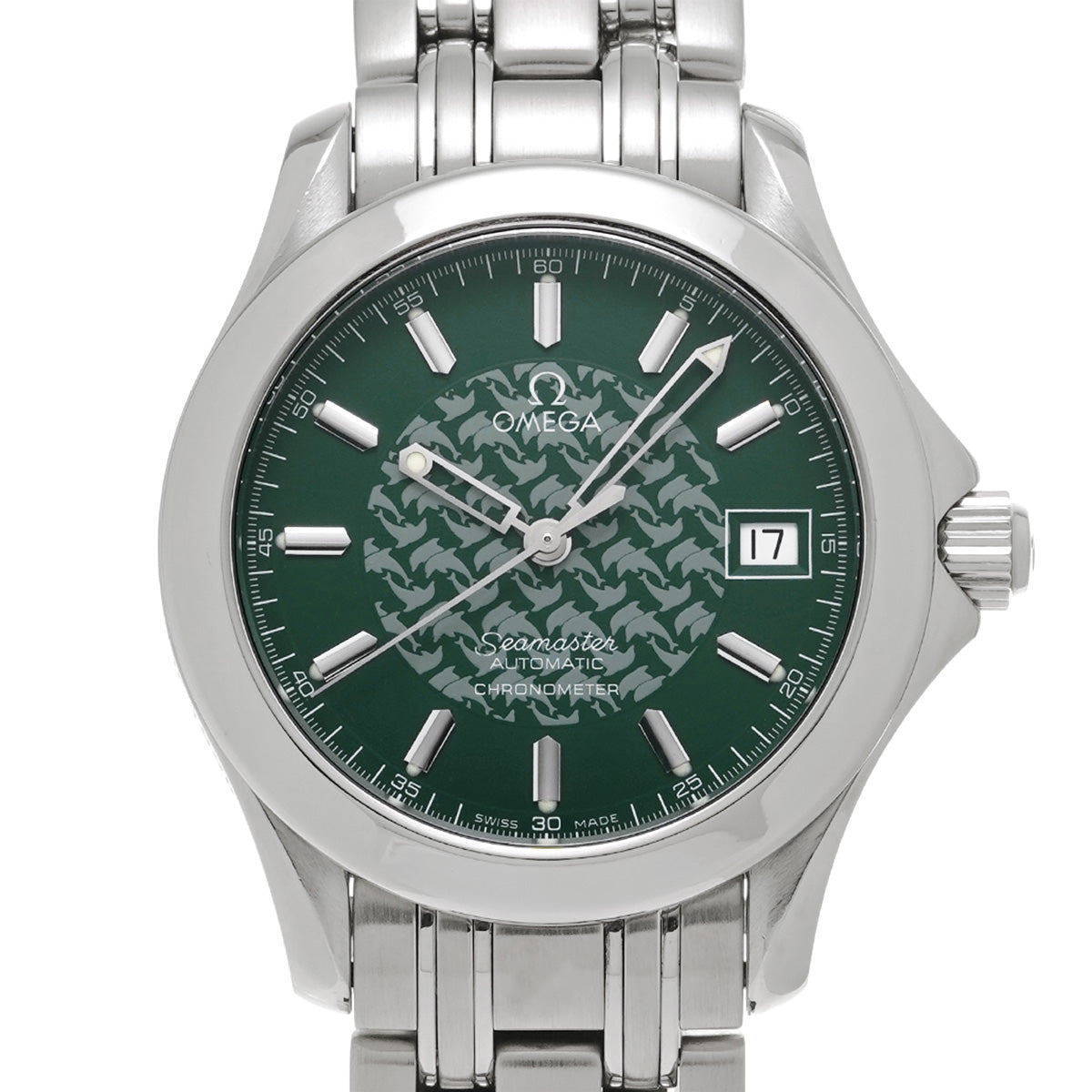 2506.70 Seamaster 120 Jacques Mayol 1998 Green OMEGA Men's [Pre-owned].