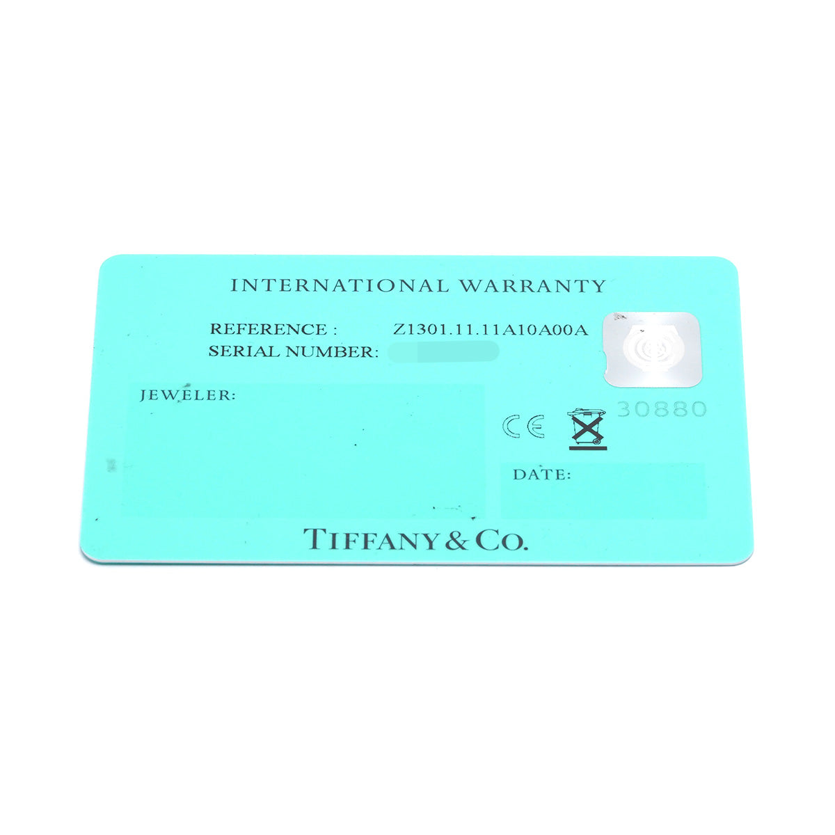 Atlas Z1301.11.11A10A00A Black TIFFANY &amp; Co. ladies [pre-owned].