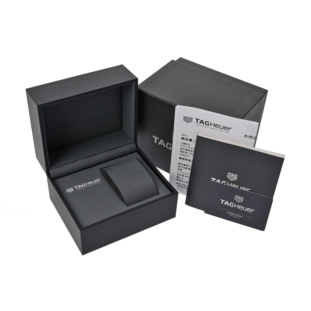 CARRERA Calibre Heuer 02 Chronograph CBG2017.FT6143 Black TAG HEUER Men's [Pre-Owned].