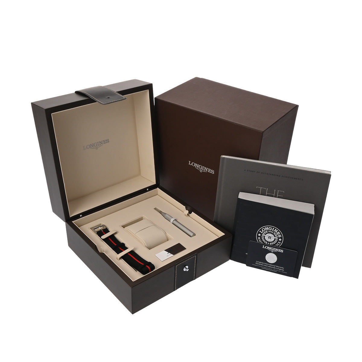 Ultracron Box Edition L2.836.4.52.9 Black LONGINES Men's [Pre-Owned].