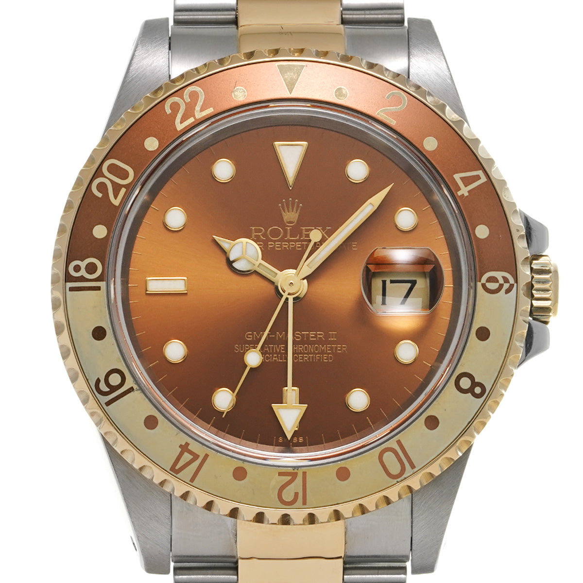 16713 GMT Master II No. A (manufactured circa 1999) Brown ROLEX Men's [Pre-Owned].