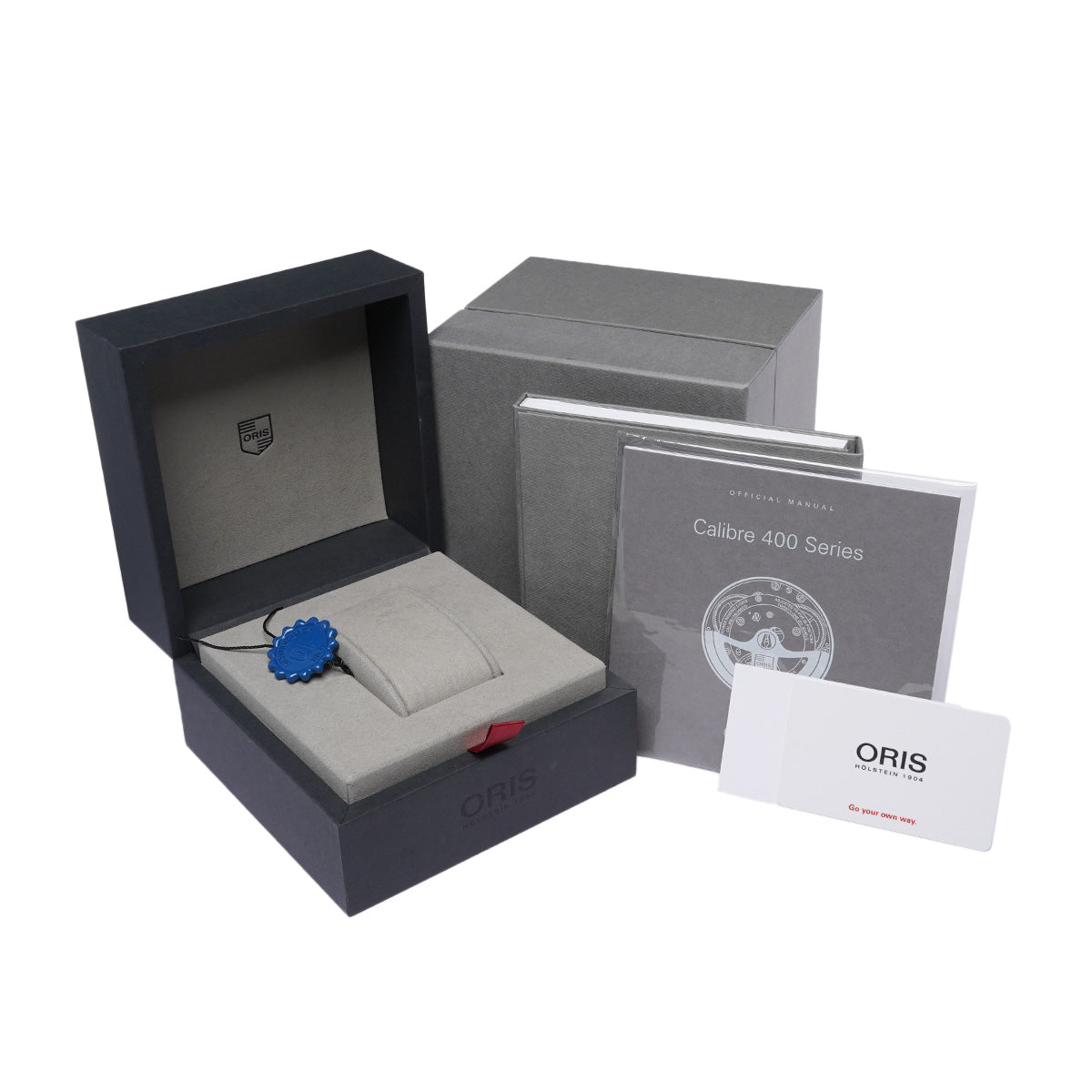 Aquis Date Caliber 400 01 400 7769 4135-07 8 22 09PEB Blue ORIS Men's [pre-owned].