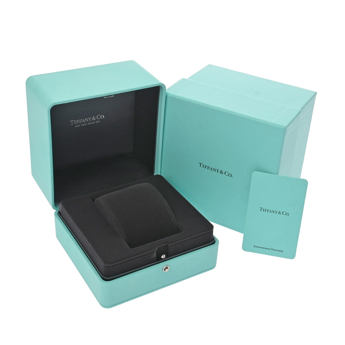 75366116 Eternity 28 mm cushion shape watch White MOP/diamond TIFFANY &amp; Co. ladies [pre-owned]