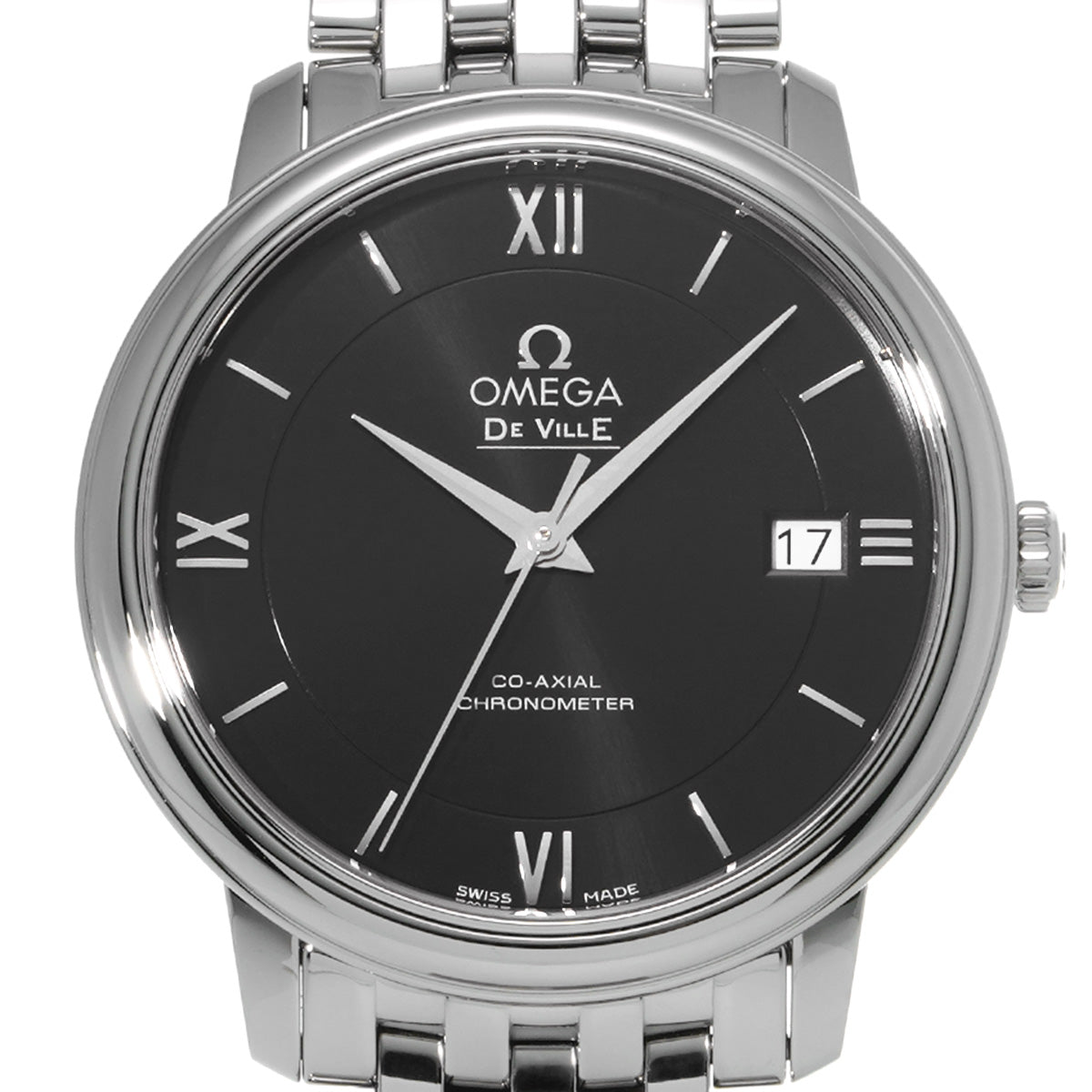 De Ville Prestige Co-Axial 424.10.37.20.01.001 Black OMEGA Men's [New]