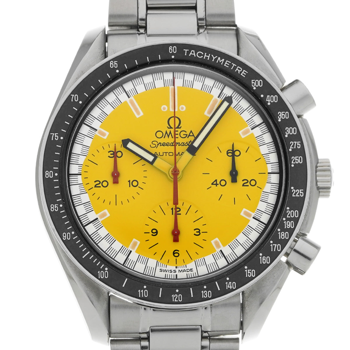 Speedmaster Racing Michael Schumacher 3510.12 Yellow OMEGA Men's [Pre-Owned].