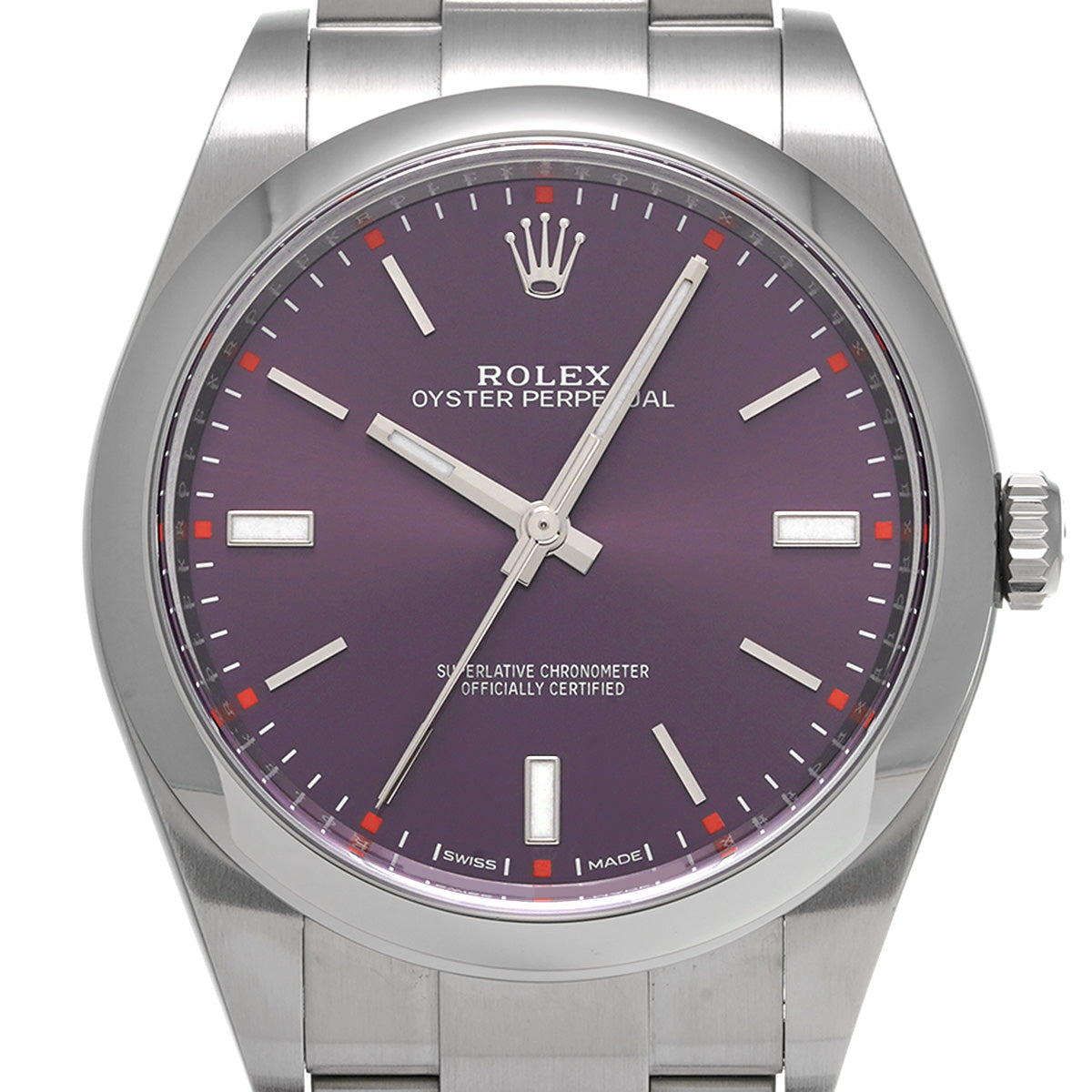 Oyster Perpetual 39 114300 Random Serial Red Grape ROLEX Men's [Pre-Owned].