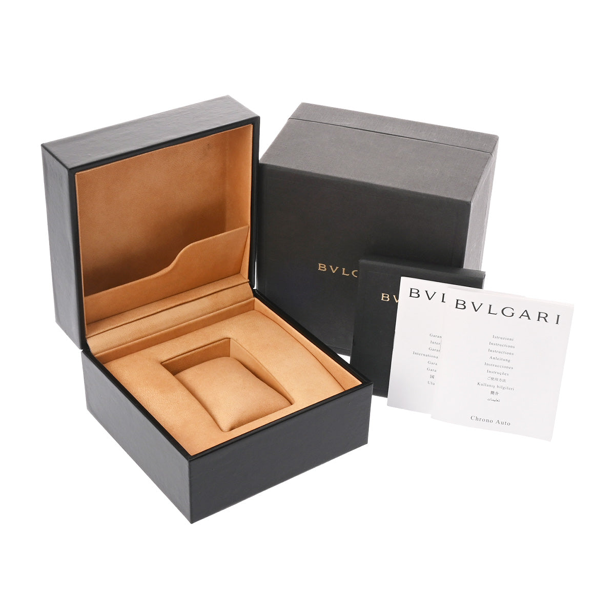 Bulgari Bulgari Chronograph BB42SSCH Black BVLGARI Men's [Pre-Owned].