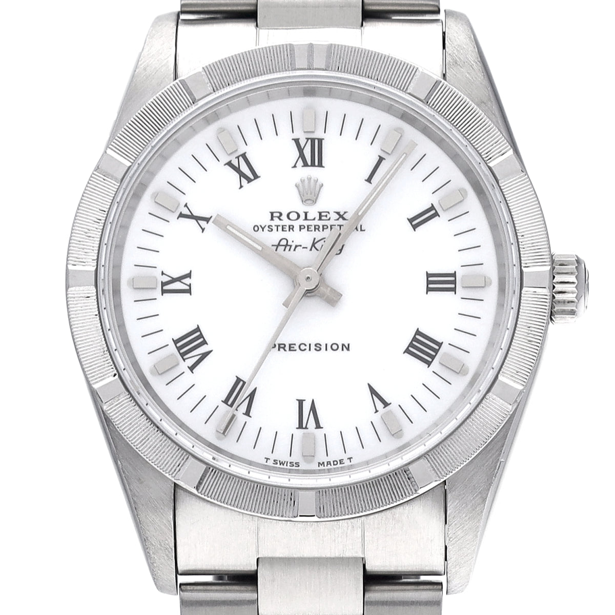 Air-King 14010 W (manufactured around 1995) White ROLEX Men's [Pre-Owned].