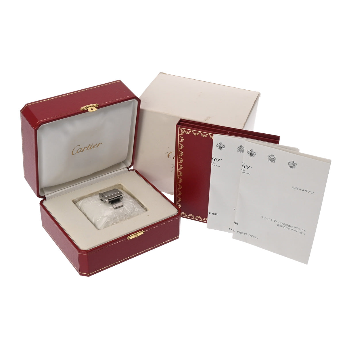 Santos 100 LM W20073X8 Silver CARTIER Men's [Pre-owned]