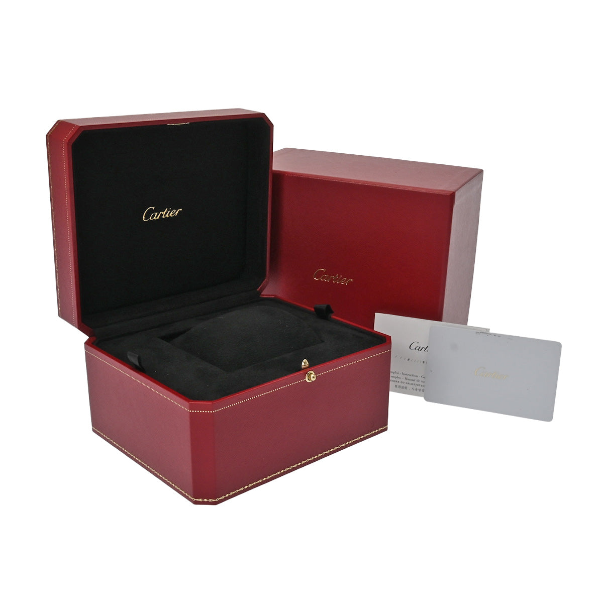 Santos Dumont LM WSSA0046 Black CARTIER Men's [Pre-owned]