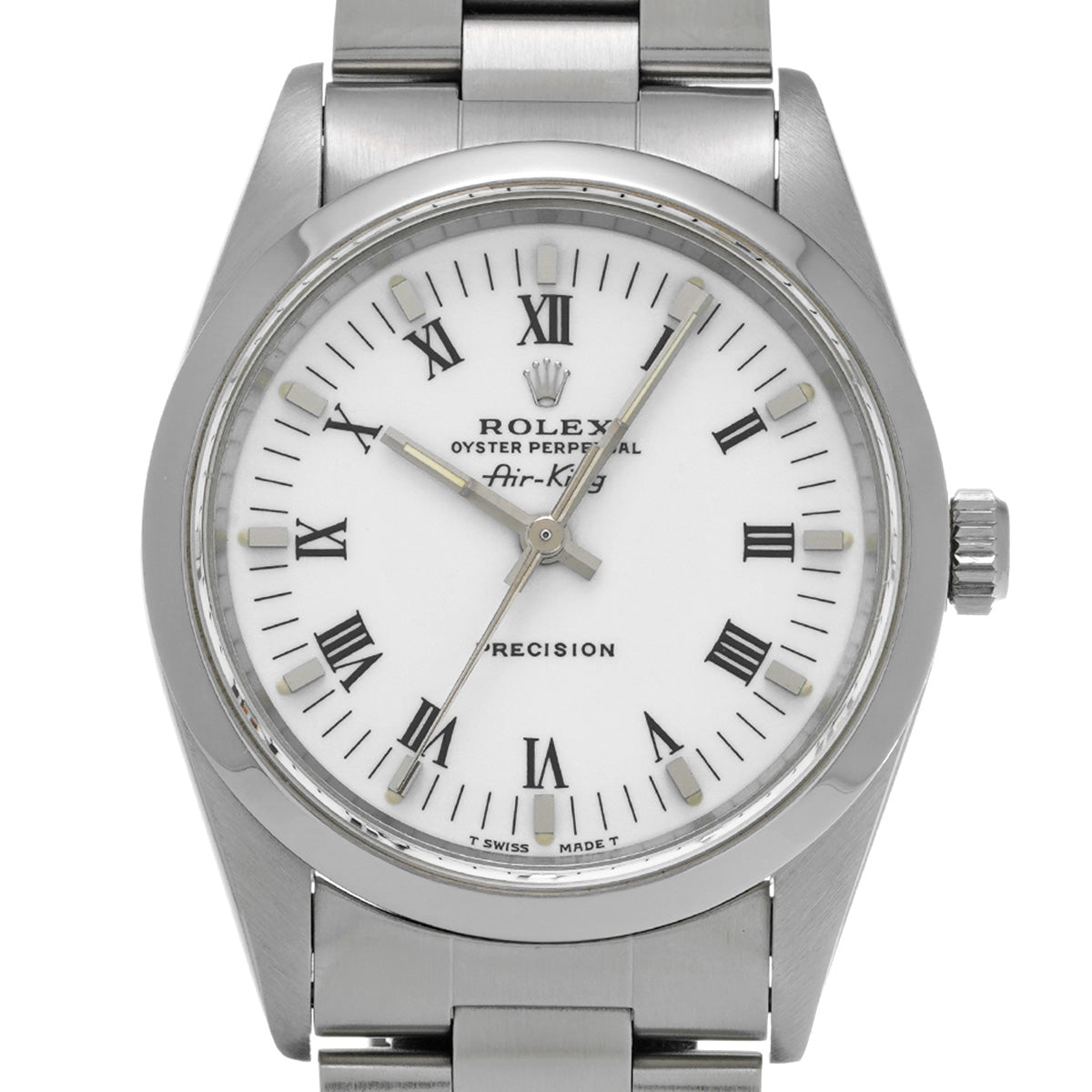 Air-King 14000 S (made around 1994) White ROLEX Men's [Pre-Owned].