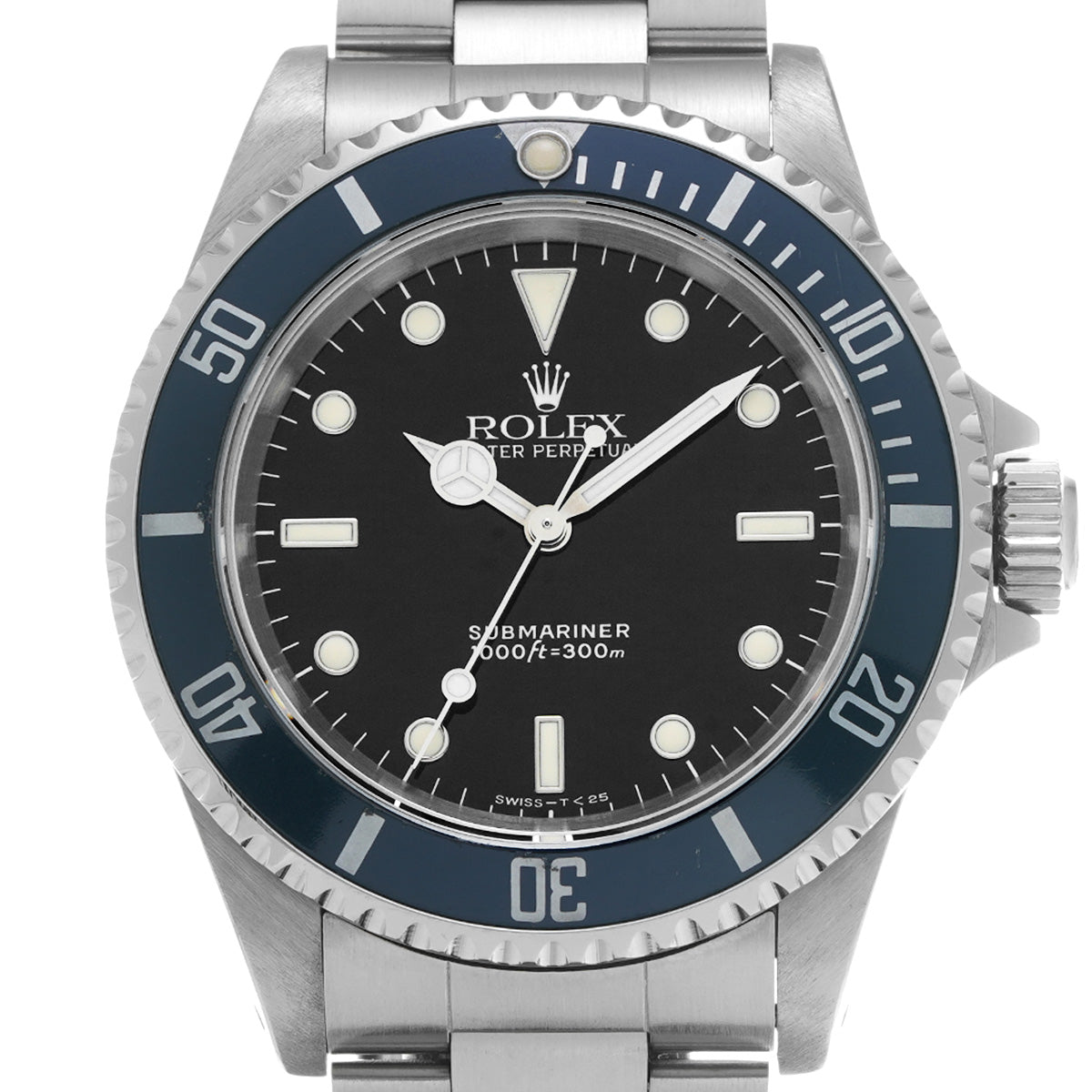 Submariner 14060 E (manufactured circa 1991) Black ROLEX Men's [Pre-Owned].