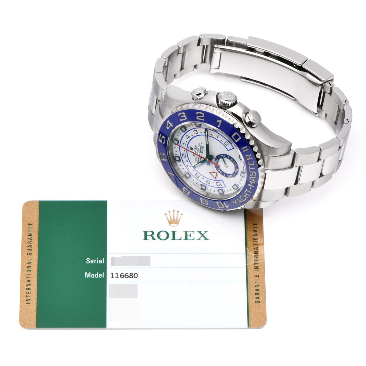 Yacht-Master II 116680 Random Serial White ROLEX Men's [Pre-Owned].