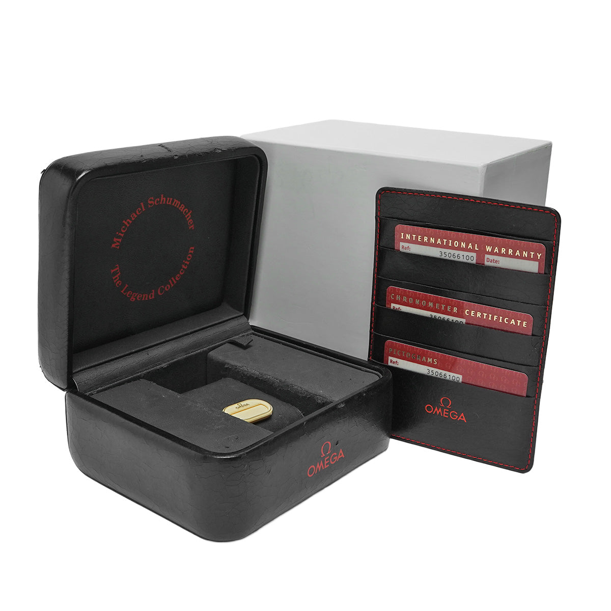 Speedmaster Legend Michael Schumacher 2005 3506.61 Red/Black OMEGA Men's [Pre-Owned]