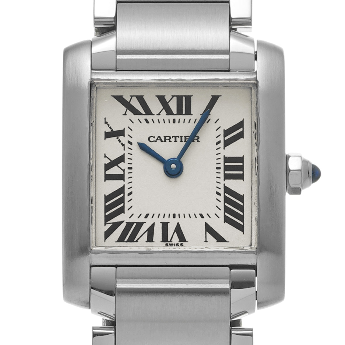 Tank Francaise SM W51008Q3 Silver CARTIER Ladies [Pre-owned]