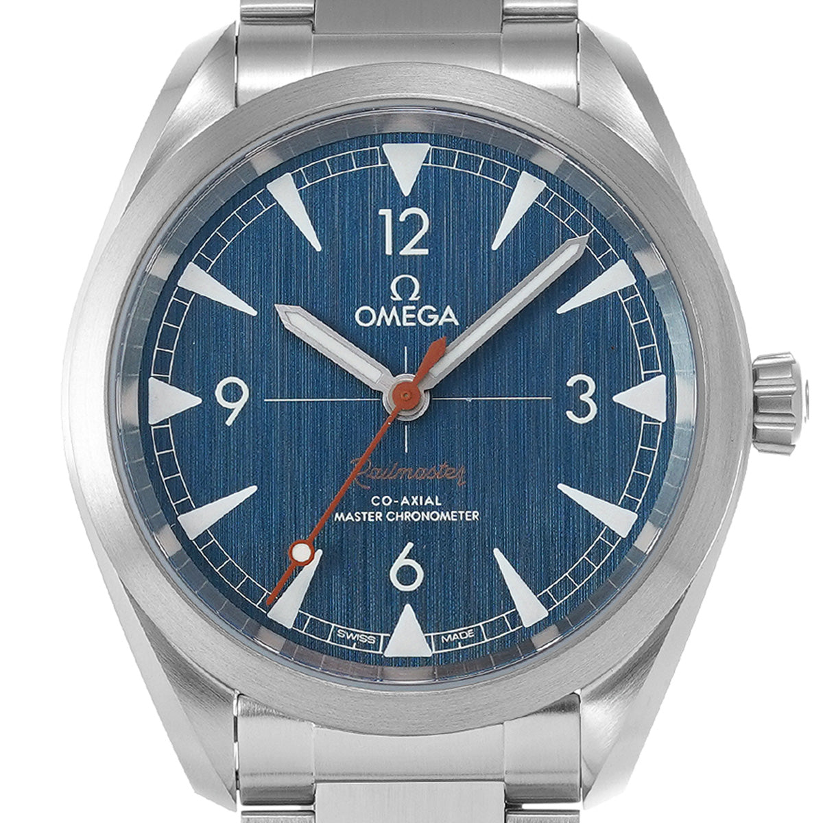 Seamaster Railmaster Co-Axial Master Chronometer 220.10.40.20.03.001 Blue OMEGA Men's [New]