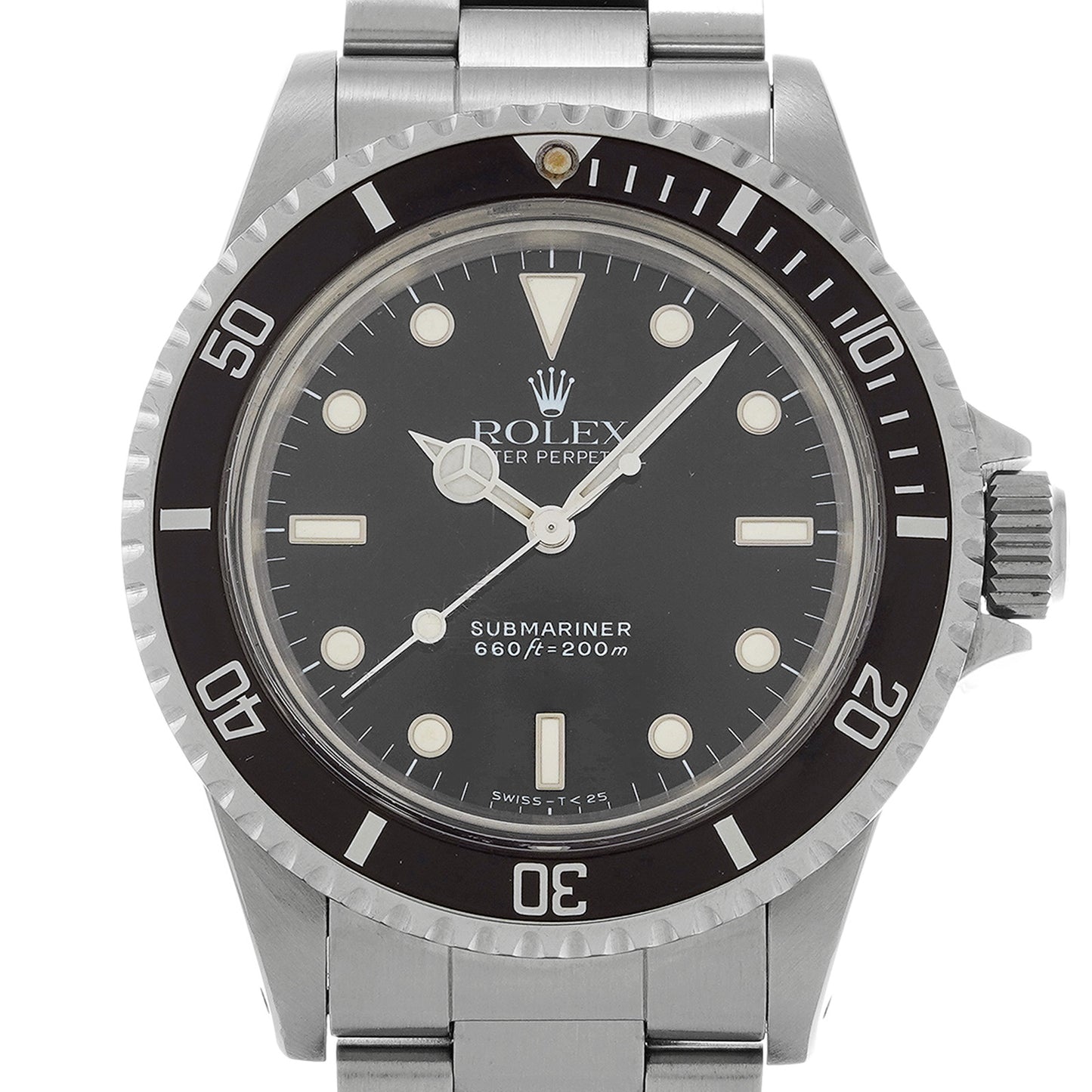 Submariner 5513 91st (manufactured circa 1985) Black ROLEX Men's [Pre-Owned].