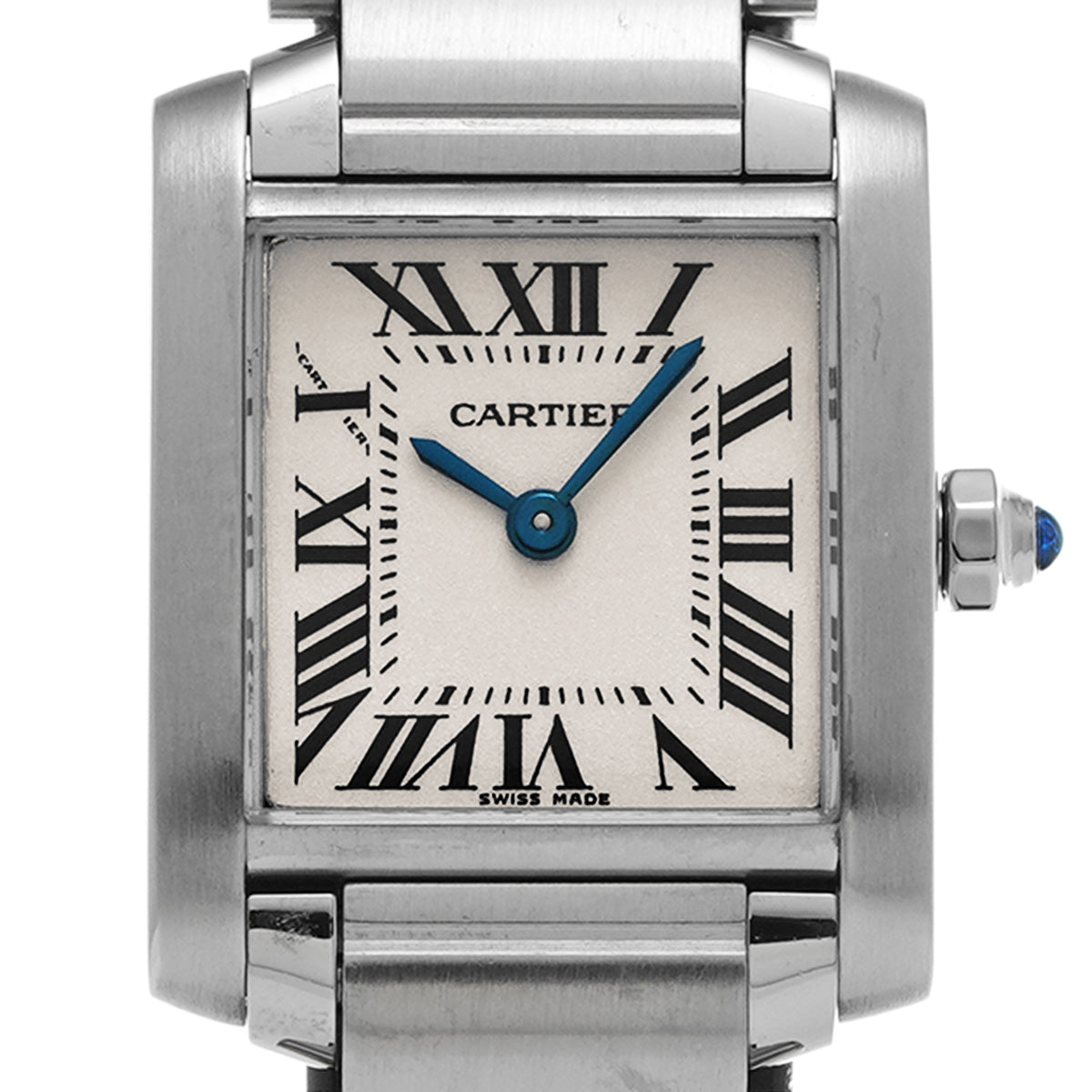 Tank Francaise SM W51008Q3 Silver CARTIER Ladies [Pre-owned]