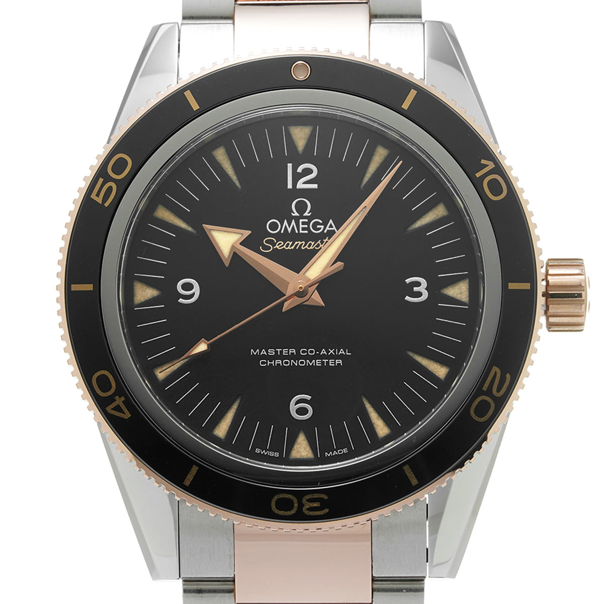 Seamaster 300 Master Co-Axial 233.20.41.21.01.001 Black OMEGA Men's [pre-owned].