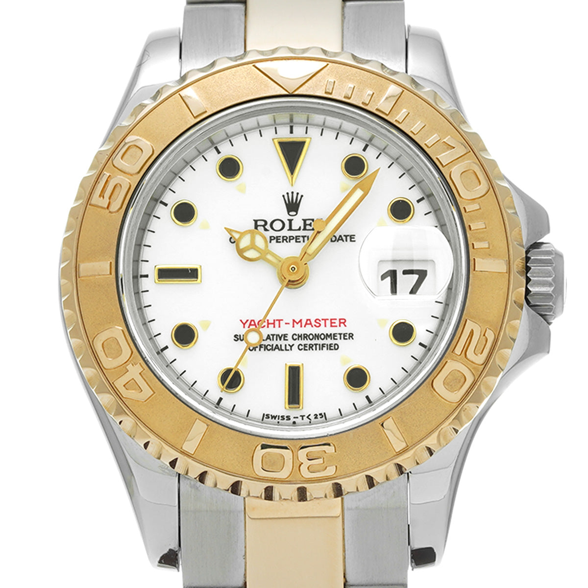 Yacht-Master Ladies 69623 T (manufactured circa 1996) White ROLEX Ladies [Pre-Owned].