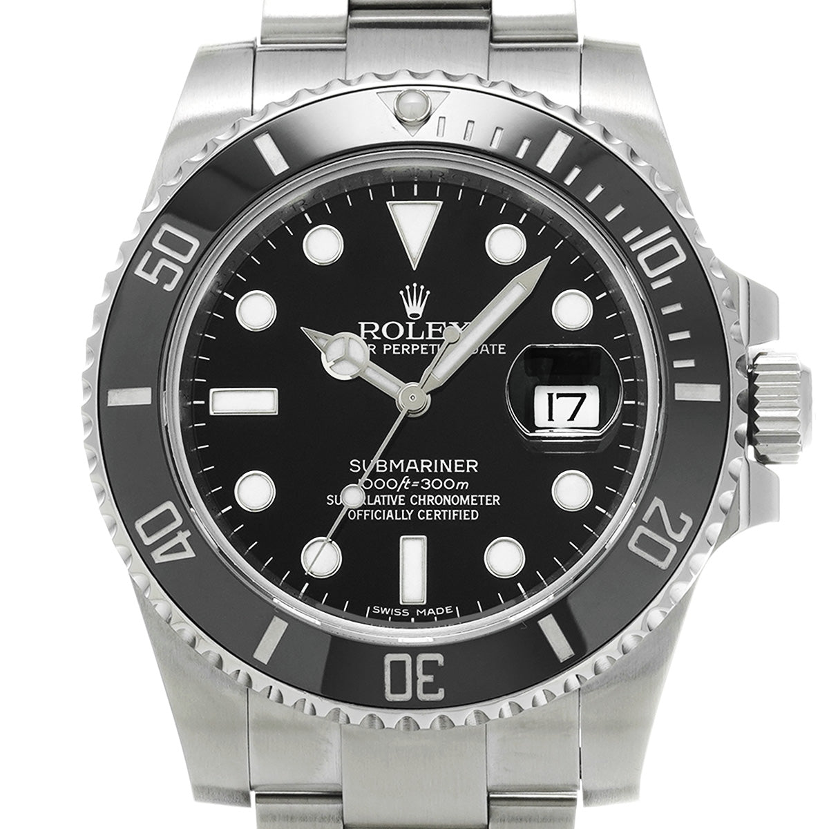 Submariner Date 116610LN Random Serial Black ROLEX Men's [Pre-Owned].