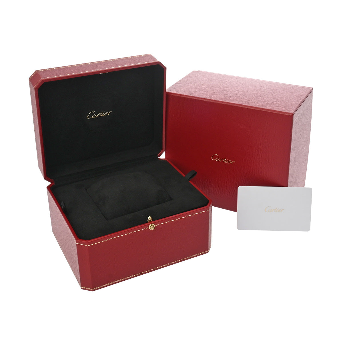 WSSA0046 Santos Dumont LM Black CARTIER Men's [Pre-owned]