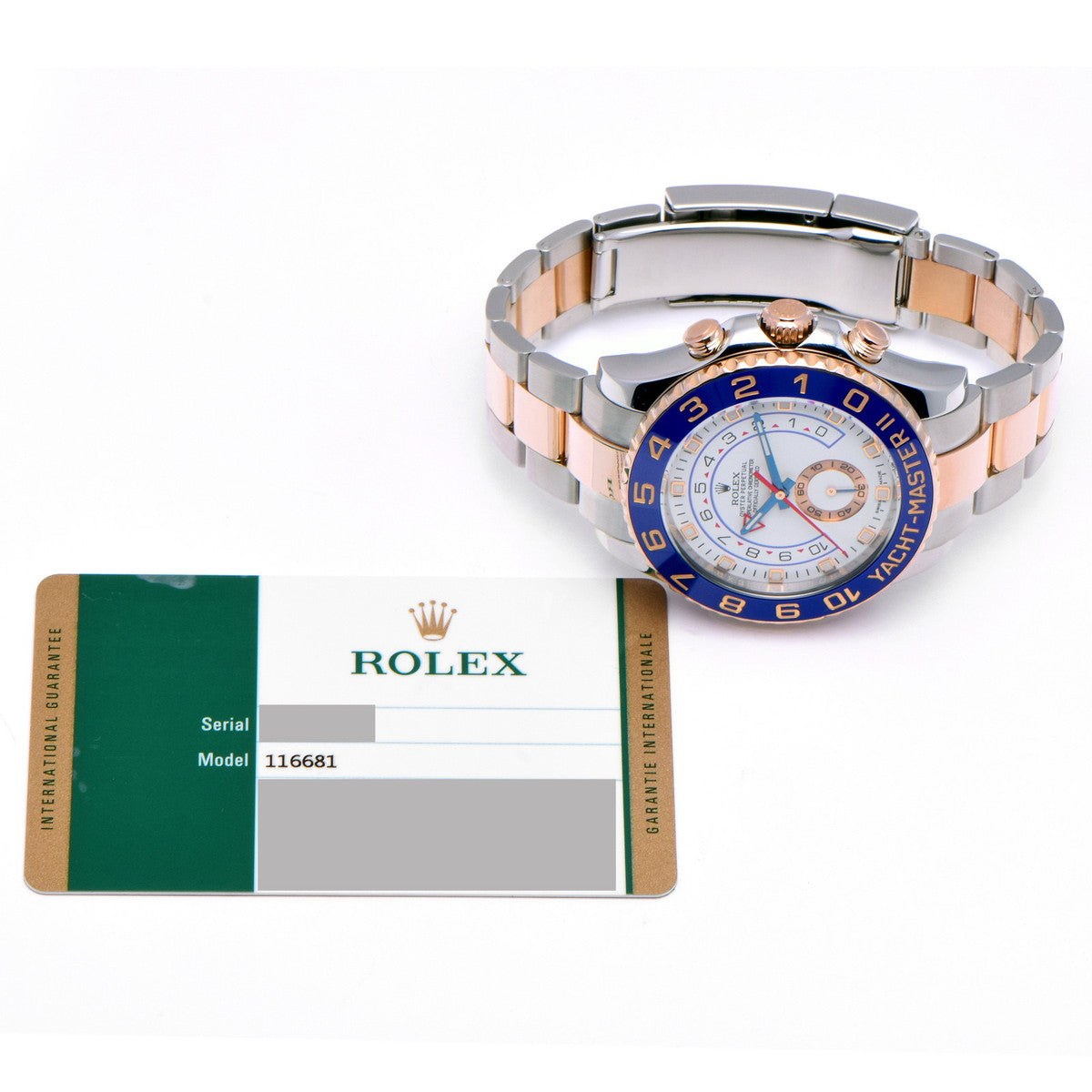 Yacht-Master II 116681 Random Serial White ROLEX Men's [Pre-Owned].