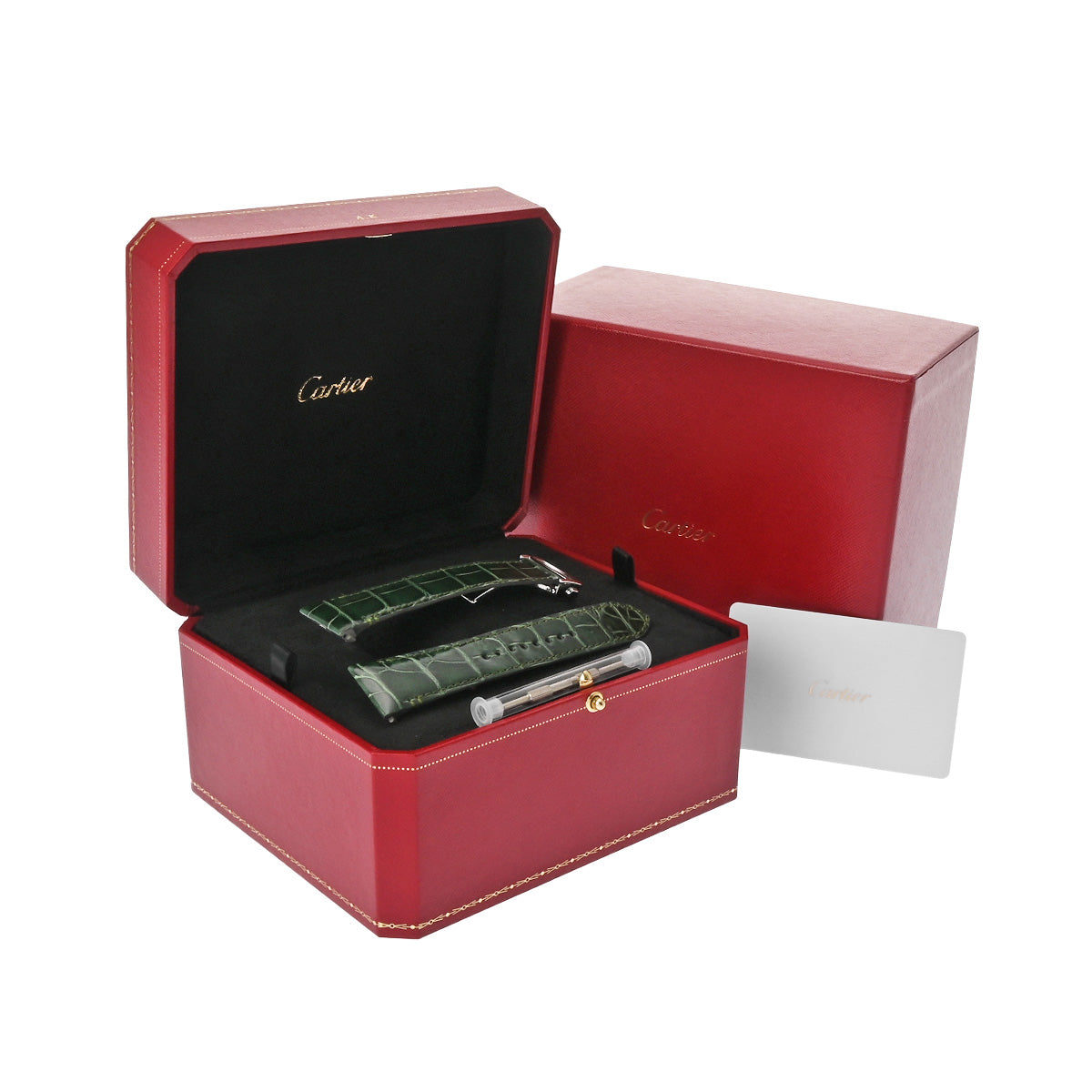 Santos de Cartier LM WSSA0062 Green CARTIER Men's [Pre-owned].