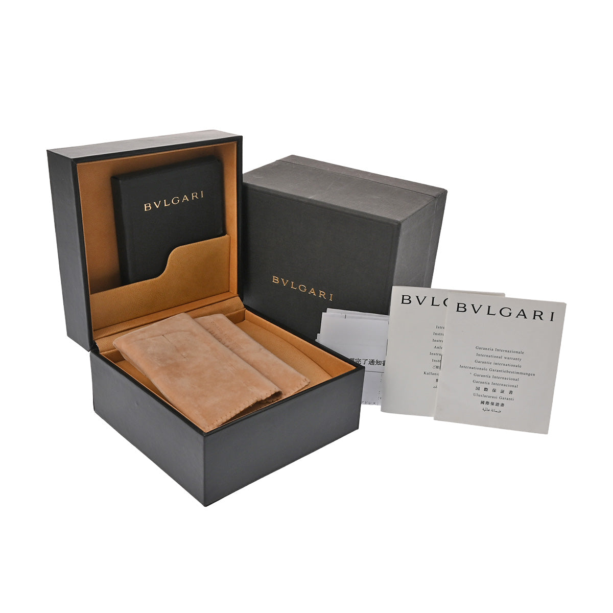 Bulgari Bulgari BB42BSSD AUTO Black BVLGARI Men's [Pre-Owned].