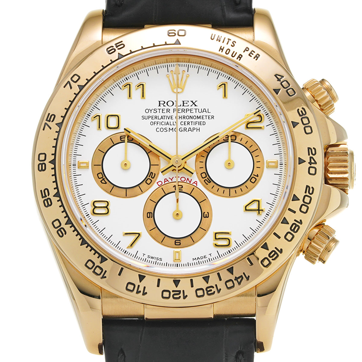 Cosmograph Daytona 16518 U (manufactured circa 1998) White ROLEX Men's [Pre-Owned].