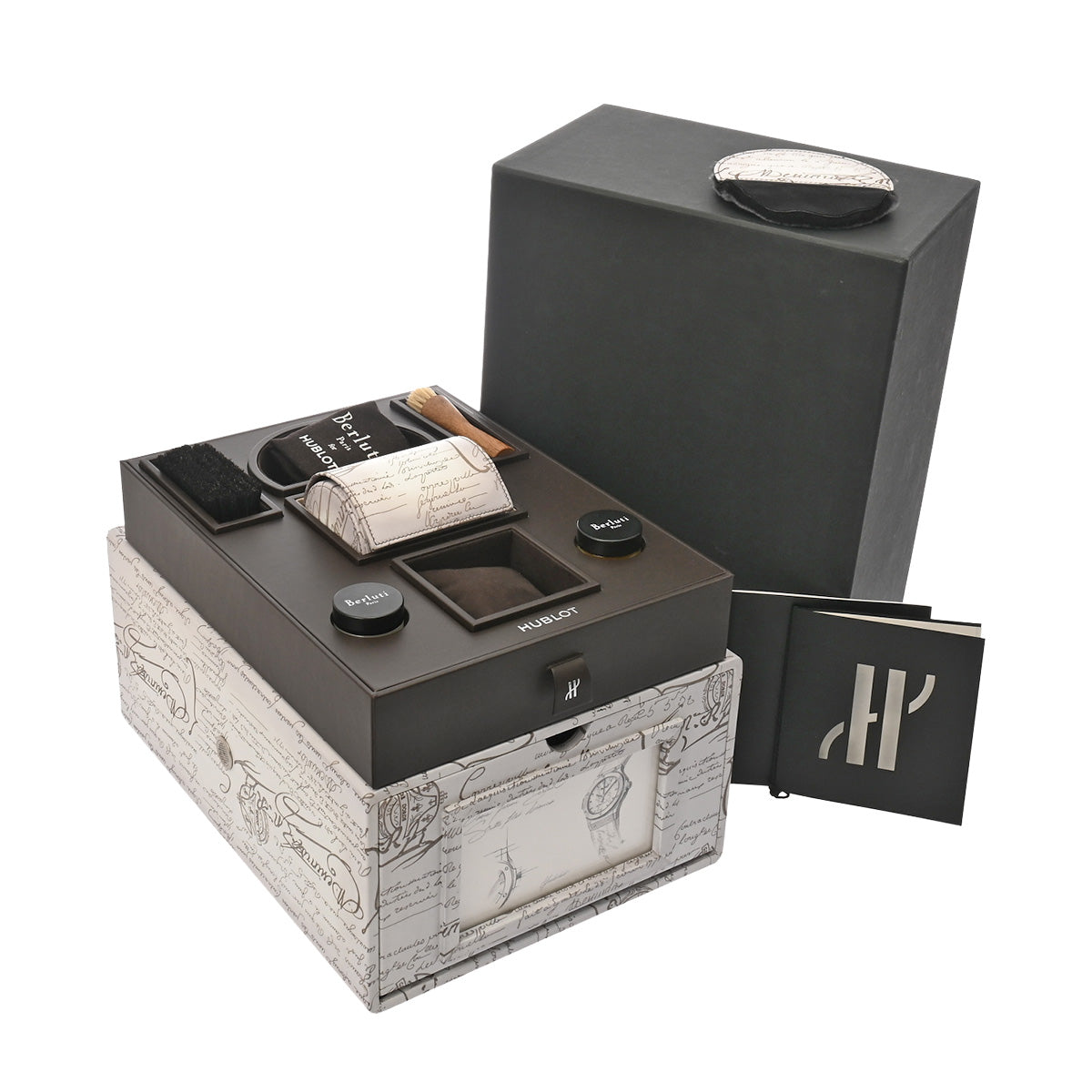 Classic Fusion Berluti Scritto Flat Bianco 511.NE.050W.VR.JBER19 White HUBLOT Men's [Pre-owned].