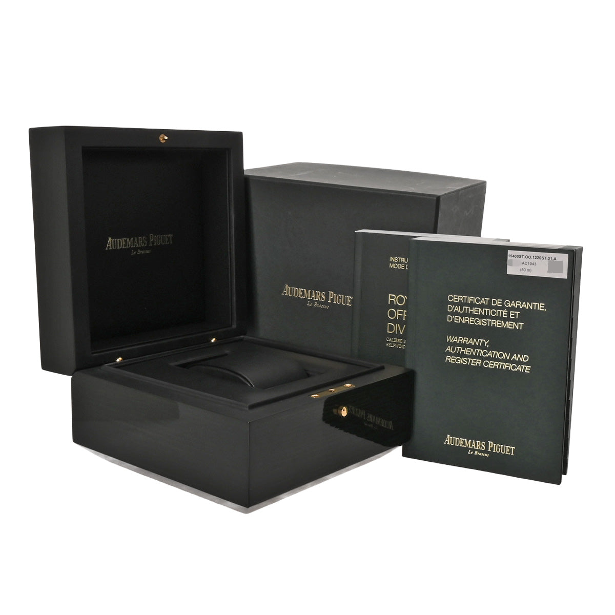 15400ST.OO.1220ST.01 Royal Oak Automatic Black AUDEMARS PIGUET Men's [Pre-Owned].