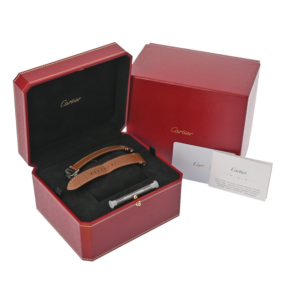 Santos de Cartier MM W2SA0016 Silver CARTIER Men's [Pre-owned]