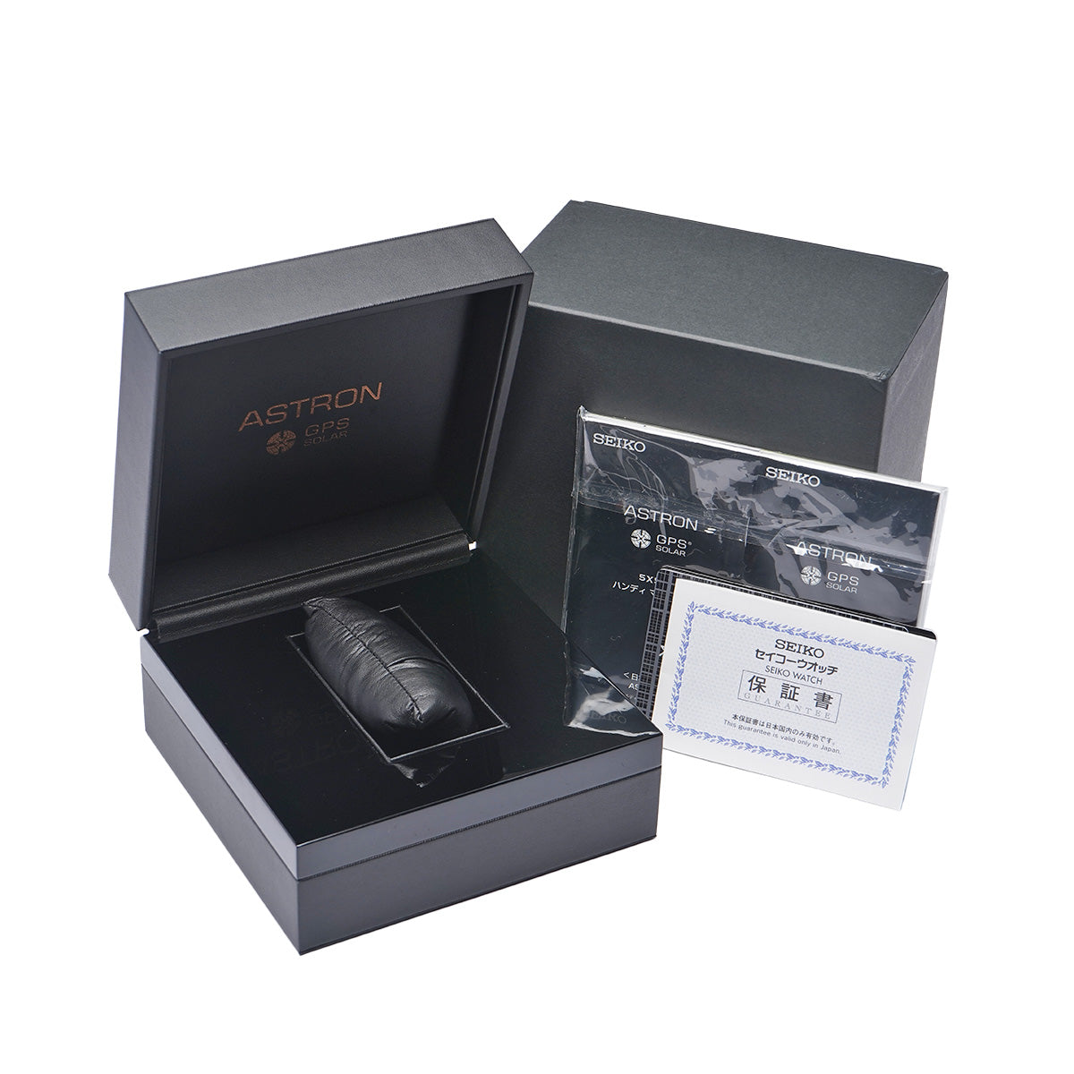 Astron Origin GPS Solar 5X SBXC089 Black SEIKO Men's [Pre-owned].