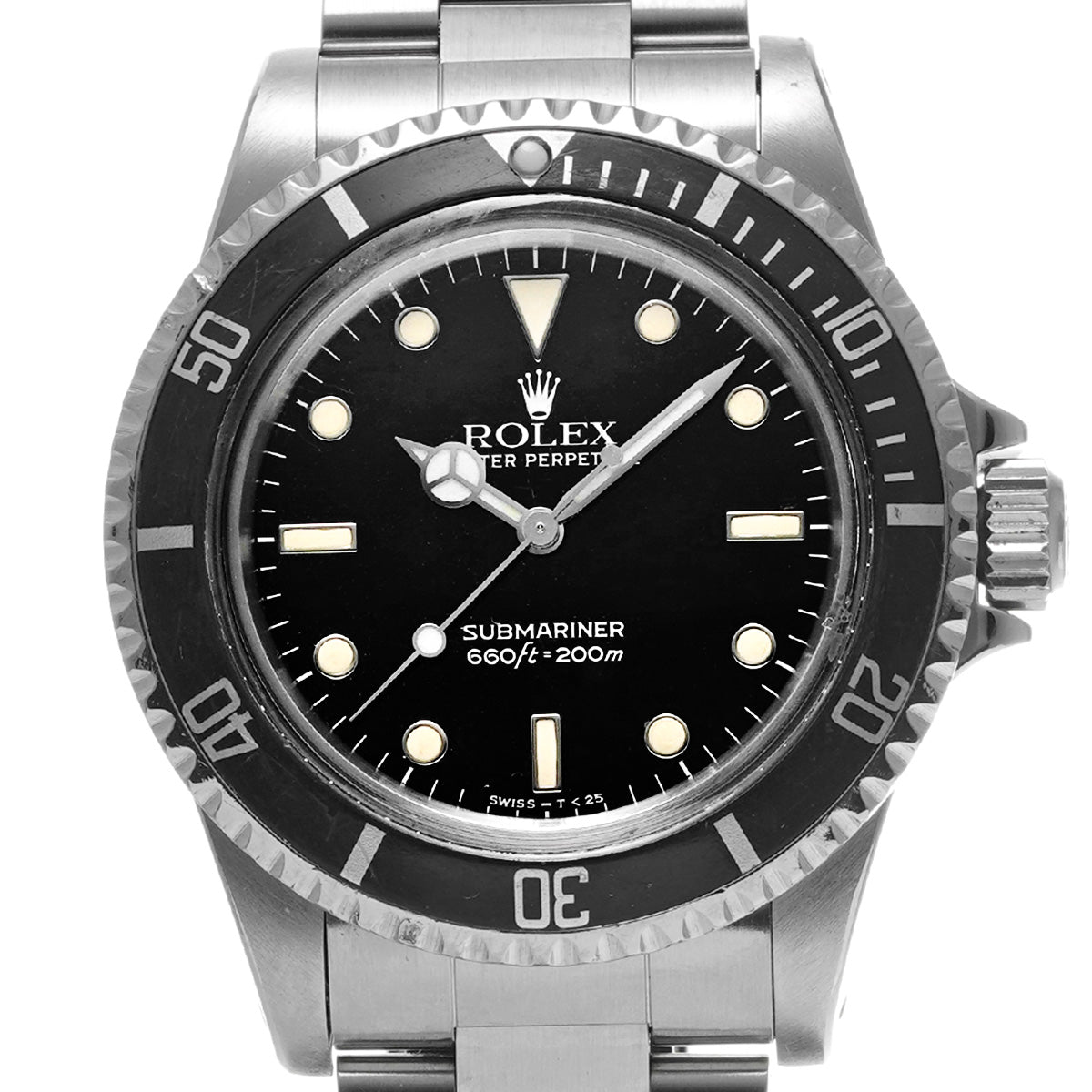 Submariner 5513 83s (manufactured circa 1983) Black ROLEX Men's [Pre-Owned].