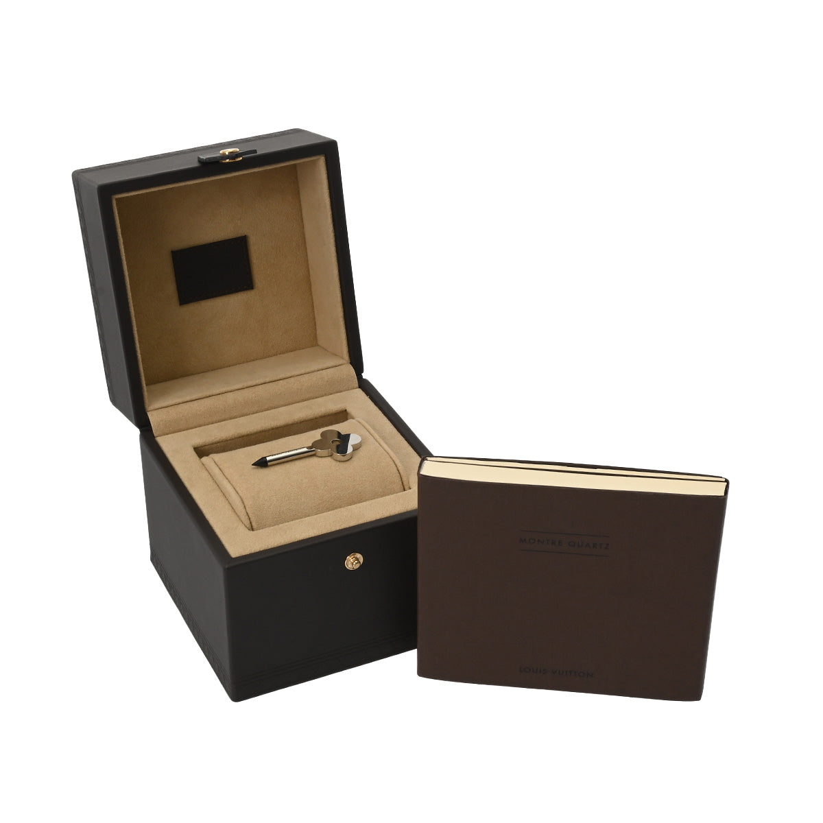 Tambour Bijoux Q151R Black LOUIS VUITTON Ladies [Pre-owned].