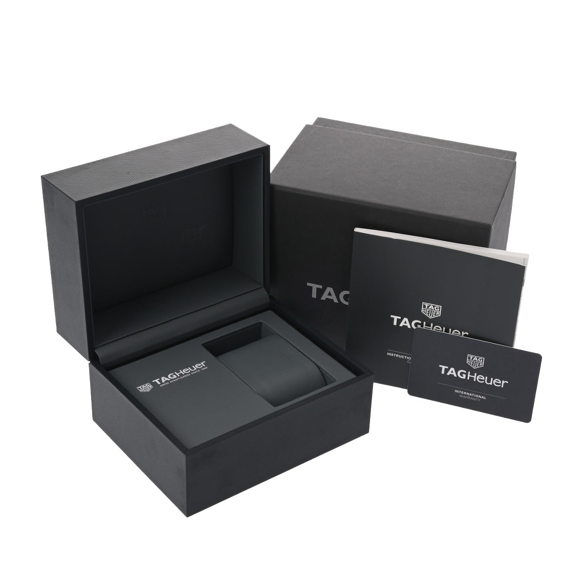 CARRERA Chronograph Calibre 02 CBN2A5A.FC6481 Black TAG HEUER Men's [Pre-Owned].