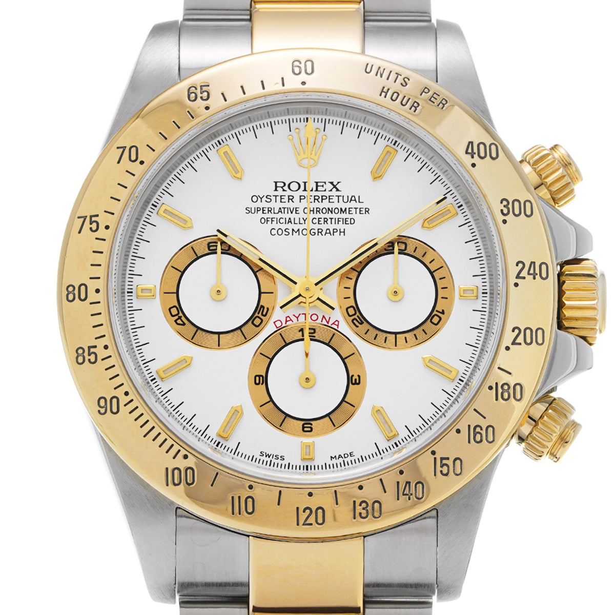 Cosmograph Daytona 16523 A (manufactured circa 1999) White ROLEX Men's [Pre-Owned].