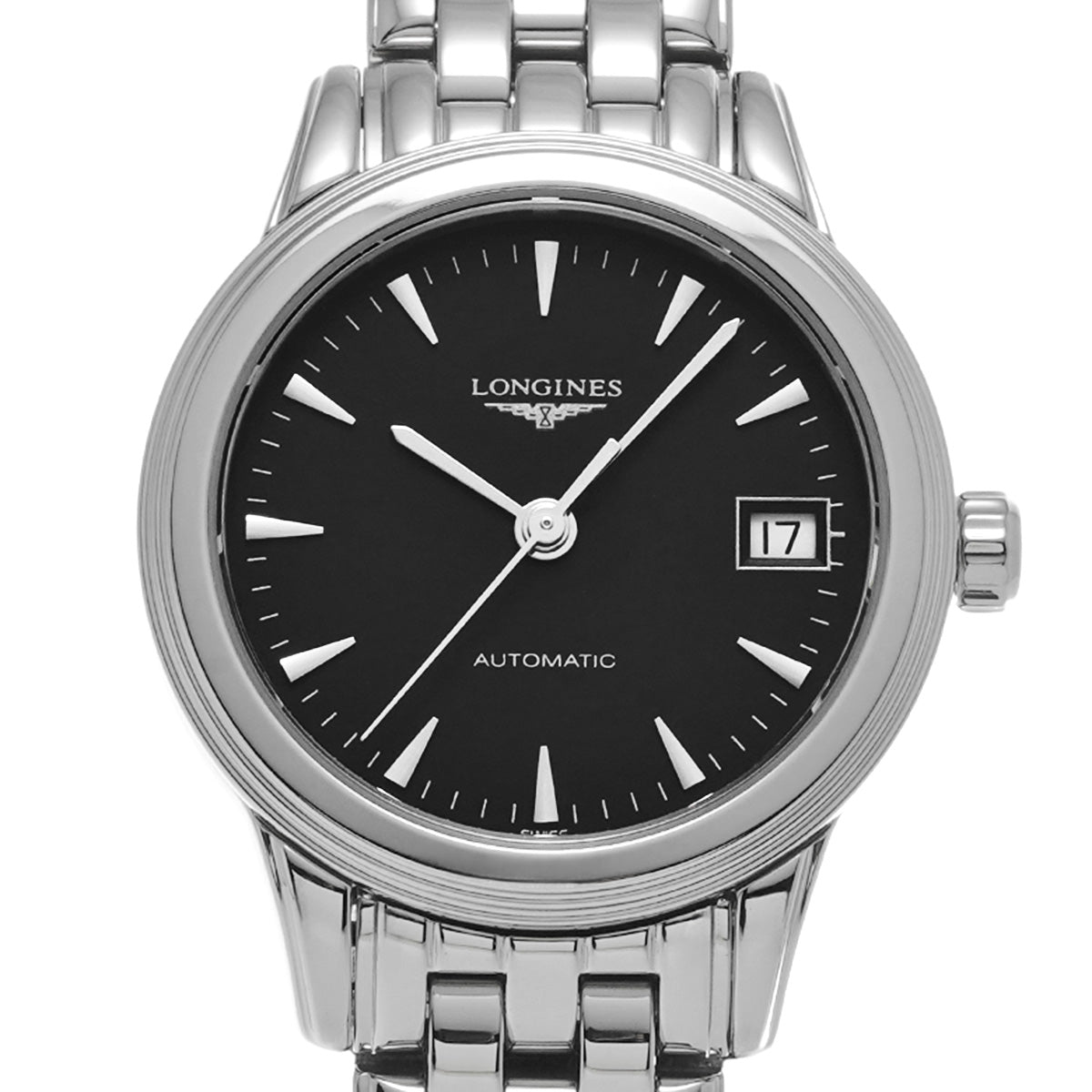 Flagship L4.274.4.52.6 Black LONGINES Ladies [New].